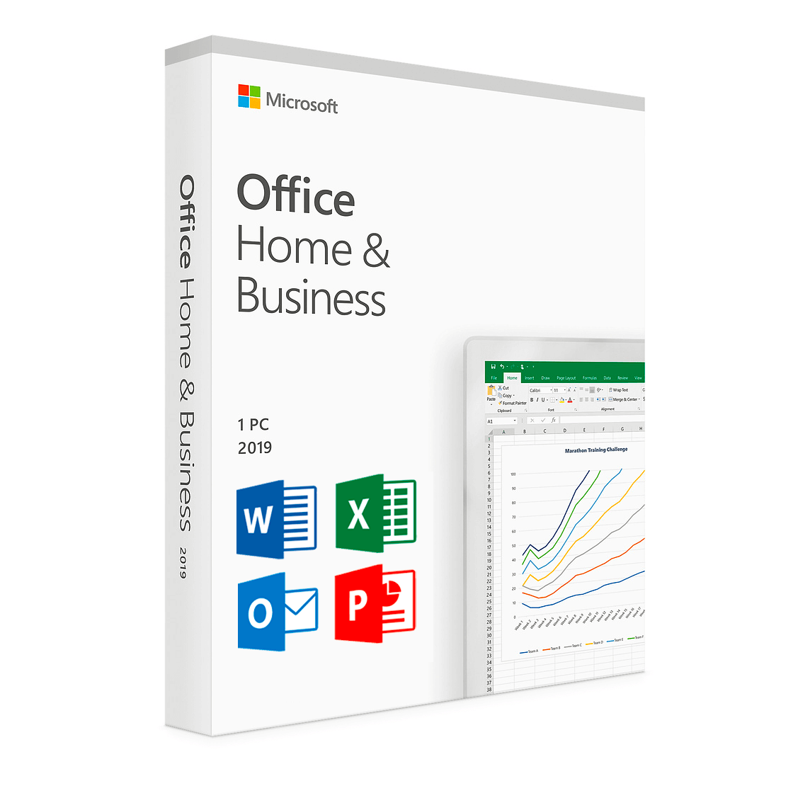 Microsoft Office 2019 Home & Business (PC)